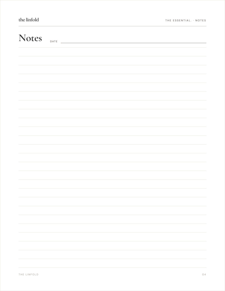 Page 4: a lined notes page