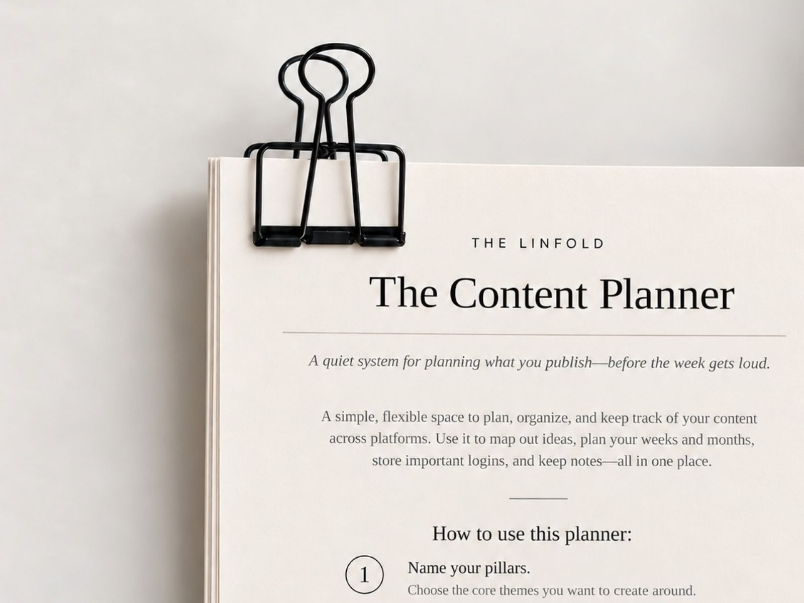 How to Create a Weekly Content Calendar (With a Filled-In Example)